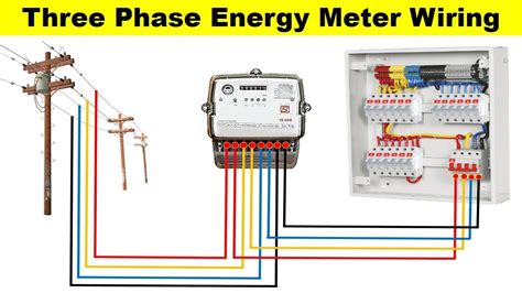 electrical line connecting power meter to breaker box|single phase electric meter box.